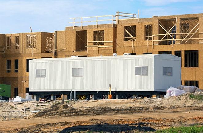 office trailers for rent at a construction site in Atwater